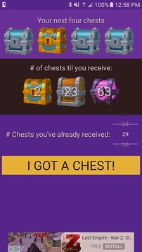 Clash Chest Tracker游戲截圖1