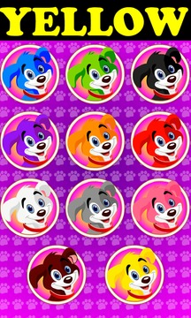 Best Kids Apps Learn Colors With Funny Dogs游戲截圖2