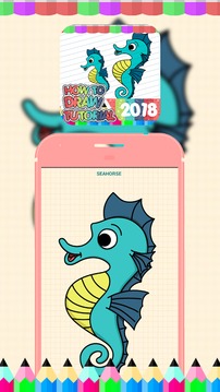 How To Draw Seahorse游戲截圖1