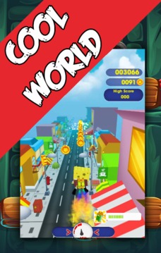 spongbob surf subway city 3D游戲截圖1