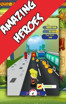 spongbob surf subway city 3D游戲截圖3