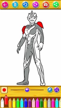 Learn to color Super Heroes游戲截圖4