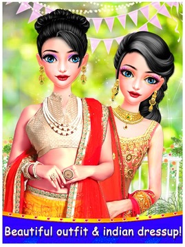 Indian Girl Wedding Fashion Salon游戲截圖3