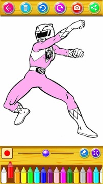 Learn to color Super Heroes游戲截圖1