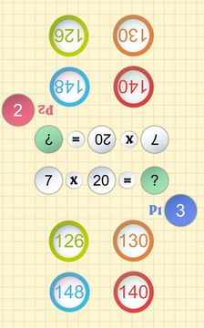 Math games: duel math for 2 players: Educational游戲截圖5
