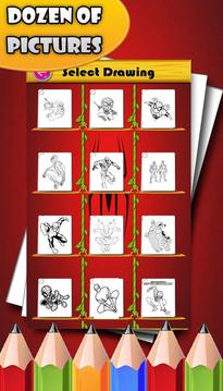 How to color Spider Man for fans游戲截圖2