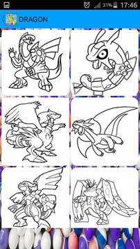 coloring pokemo types of pikachu fans游戲截圖1