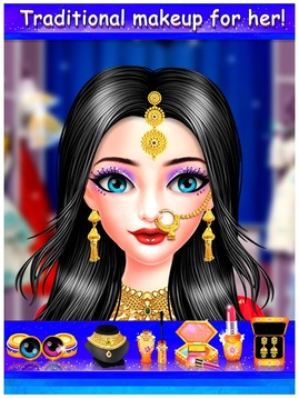 Indian Girl Wedding Fashion Salon游戲截圖4
