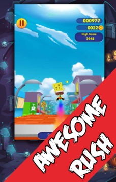 spongbob surf subway city 3D游戲截圖2
