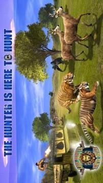 獅子獵人狙擊手Safari - 動(dòng)物狩獵游戲游戲截圖1