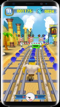 Subway Hello Bendy Neighbor Jungle Machine Run 3D游戲截圖1