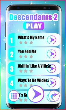Descendants 2 Piano Tiles Game游戲截圖4