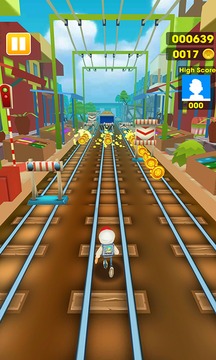 Subway Train Surf Adventure World游戲截圖1