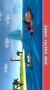 Naval Battleship Pixel Bay Shooting War游戲截圖2
