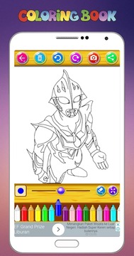 New Coloring Book of Ultra Zero游戲截圖4