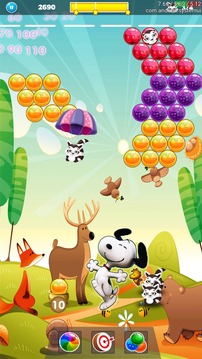 Snoopy Pop Rescue - Bubble Birds Shooter游戲截圖5