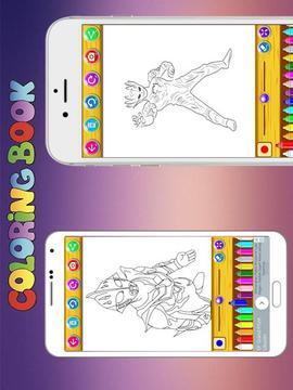 New Coloring Book of Ultra Zero游戲截圖1