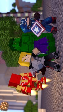 Super Heroes Addon 2018 for MCPE游戲截圖2