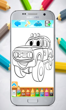 Cars Coloring Pages游戲截圖1