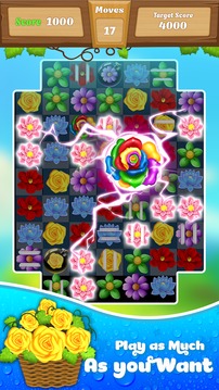 Blossom Splash Candy - Match 3 Game游戲截圖3