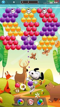 Snoopy Pop Rescue - Bubble Birds Shooter游戲截圖3