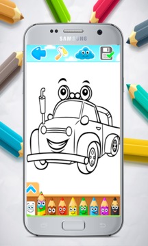 Cars Coloring Pages游戲截圖3