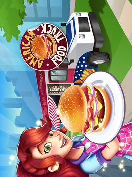 American Food Truck - Fast Food Cooking Game游戲截圖1