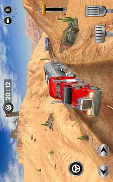 Oil Tanker Truck Transporter Simulator: Hill Cargo游戲截圖2
