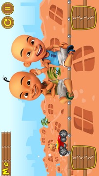 Upin Ipin :racing games游戲截圖2