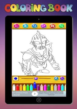 New Coloring Book of Ultra Zero游戲截圖2