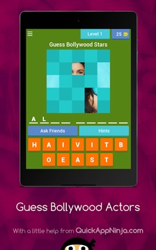 Guess Bollywood Actors游戲截圖1