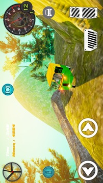 Offroad Tuk Tuk Hill Climber游戲截圖3