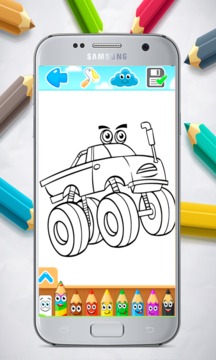 Cars Coloring Pages游戲截圖4