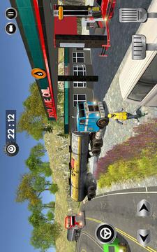 Oil Tanker Truck Transporter Simulator: Hill Cargo游戲截圖5
