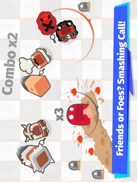 Smashers.io Foes in Worms Land游戲截圖1