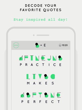 Quote Codes - 經(jīng)典句子大解密游戲截圖1