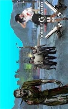 雙 槍 僵尸 射擊 殺手： 射擊 憤怒 游戲游戲截圖1