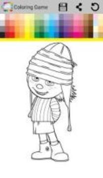 Coloring Book Minion游戲截圖3
