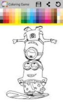 Coloring Book Minion游戲截圖2