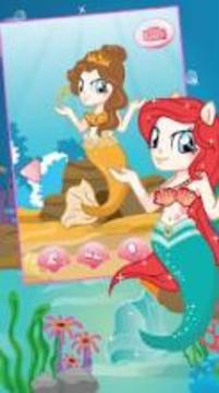Sea Pony Princess Dress Up Game游戲截圖1