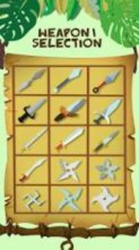 Jungle Knife Hit游戲截圖1