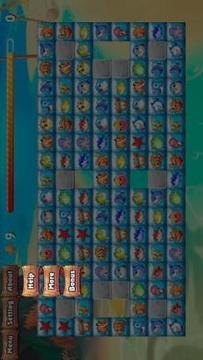 Onet Deluxe Fish游戲截圖2