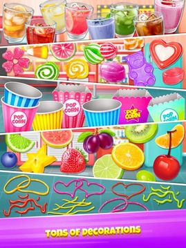 Popcorn Maker - Yummy Rainbow Popcorn Food游戲截圖1
