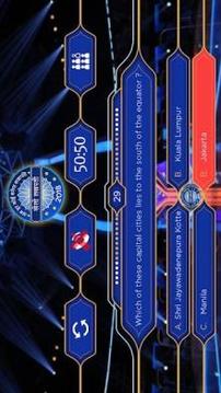 Millionaire 2018 Quiz-Crorepati Hindi/English 2018游戲截圖1