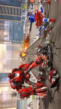 US Police Spider Robot Cop Car Transforming Games游戲截圖4