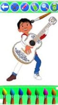 coloring coco miguel游戲截圖2