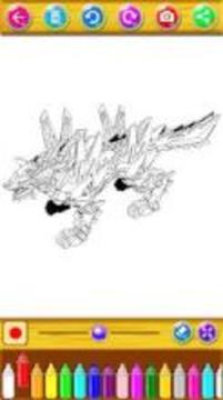 Coloring Zoid Robot游戲截圖5
