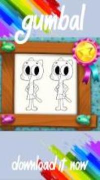 Gumballl Coloring Book游戲截圖1