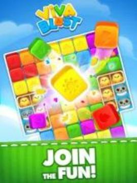 Candy Blast - Toon Box Crush Block Cubes Pop Toy游戲截圖1