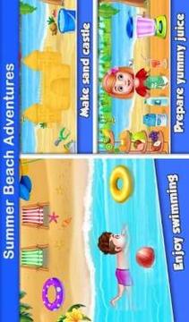 Kids Summer Vacation Time - Holiday Game游戲截圖5